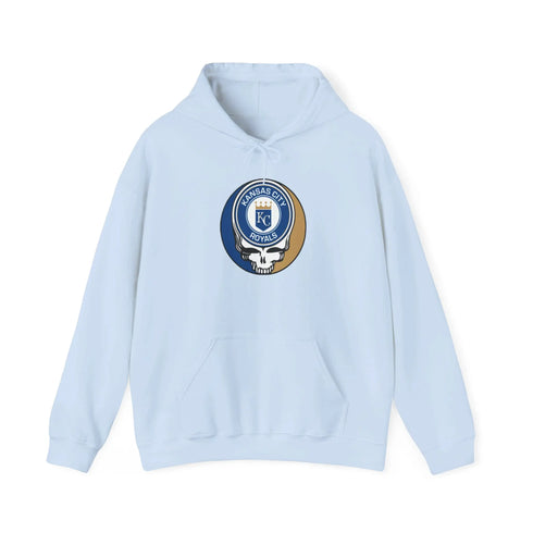 Kansas City Royals Grateful Dead Unisex Heavy Blend Hoodie - Hooded Sweatshirt - StealieShop
