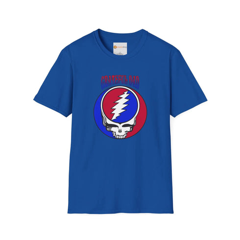 Grateful Dead - Grateful Dad Stealie Grateful Dead T-Shirt - StealieShop