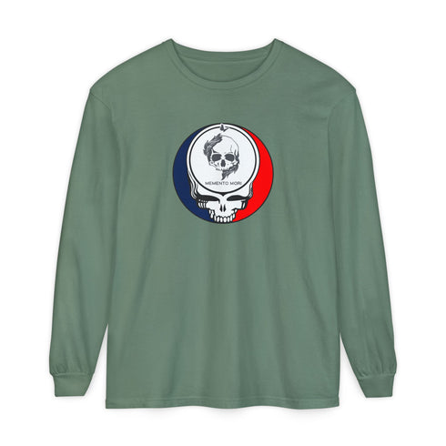 MEMENTO MORI Garment-Dyed Long Sleeve T-Shirt