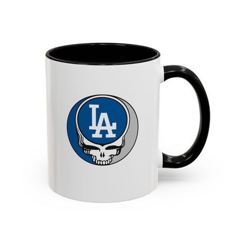 Grateful Dead - The Ballpark Collection: Los Angeles Baseball Edition Grateful Dead Stealie Coffee Mug - StealieShop