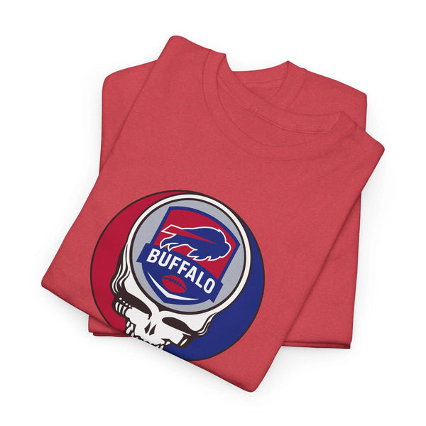Grateful Dead - Buffalo Bills Stealie Unisex T-Shirt - NFL - StealieShop