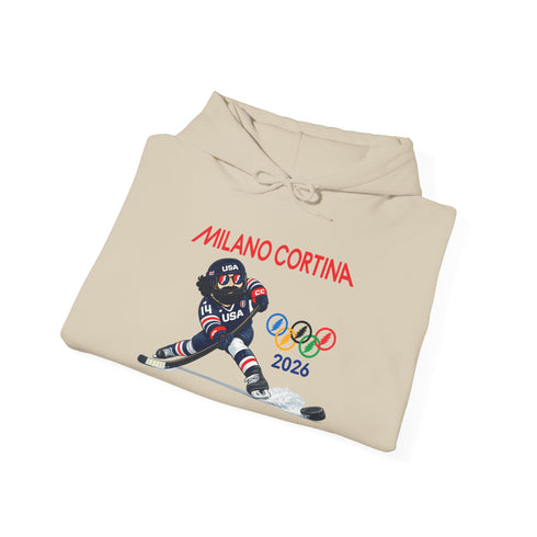'Slapshot Jerry' 2026 Milano Cortina Olympics Unisex Heavy Blend Hoodie