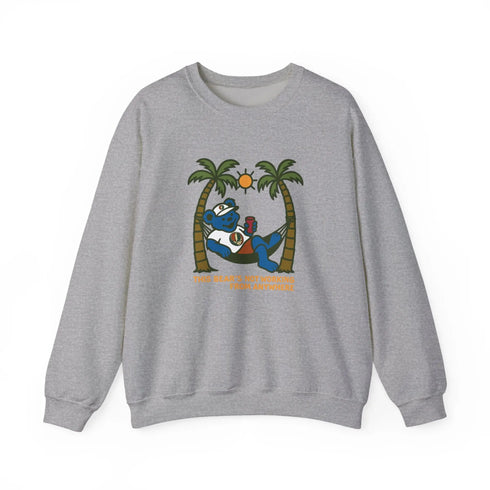 Grateful Dead - This Bear's Not Workin' From Anywhere | Life is dead. Crewneck Sweatshirt - StealieShop