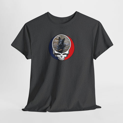 Custom Dog Stealie Unisex Grateful Dead T-Shirt (45)