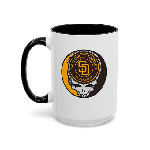 Grateful Dead - The Ballpark Collection: San Diego Baseball Edition Grateful Dead Stealie Coffee Mug - StealieShop