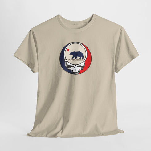 California "Unofficial" State Flag Stealie Grateful Dead T-Shirt