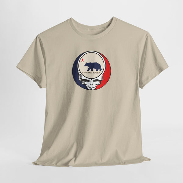 California "Unofficial" State Flag Stealie Grateful Dead T-Shirt