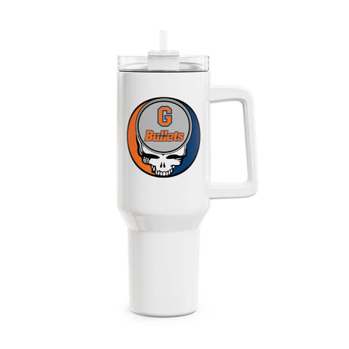 Grateful Dead - Gettysburg College Stealie "Fat Man" Tumbler, Double Insulated 40oz Travel Mug - StealieShop