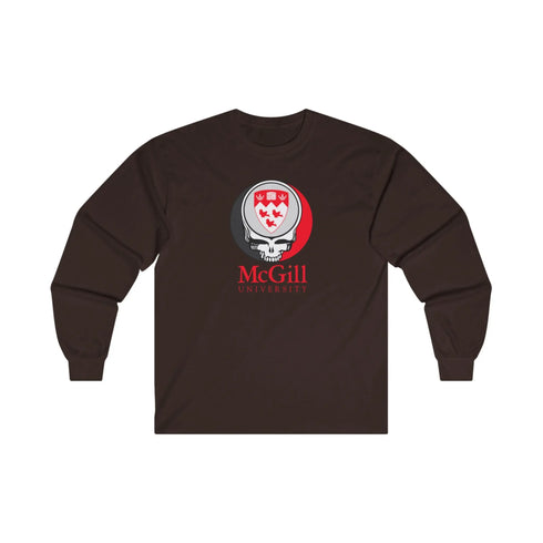 McGill University Grateful Dead Long Sleeve Tee StealieShop