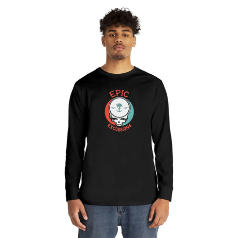 Grateful Dead - Epic Excursions Stealie Long Sleeve Crewneck Tee - StealieShop