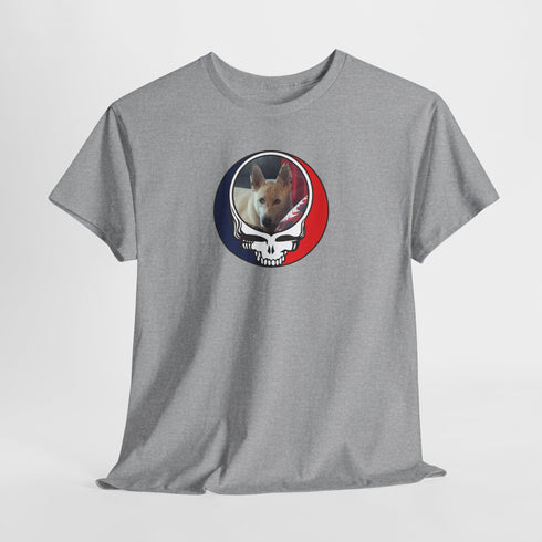 Custom Dog Stealie Unisex Grateful Dead T-Shirt (137)
