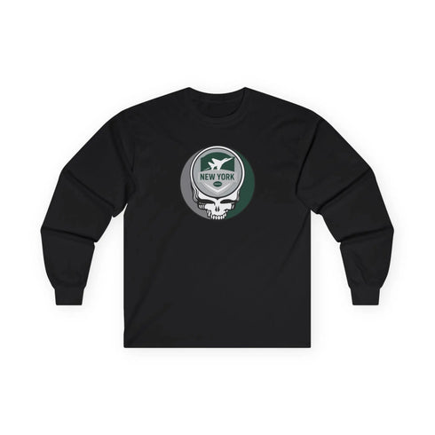 Grateful Dead - New York Jets Grateful Dead Long Sleeve Tee - NFL - StealieShop