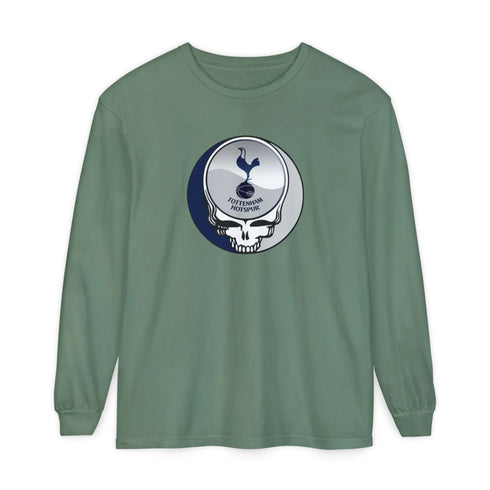 Grateful Dead - Tottenham Hotspur Garment-Dyed Long Sleeve T-Shirt - StealieShop