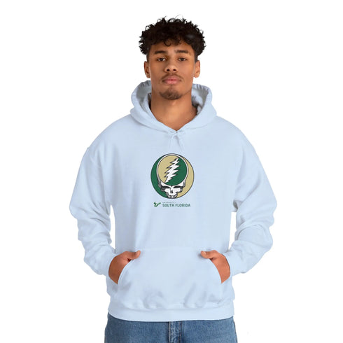University of South Florida Grateful Dead Unisex Heavy Blend Hoodie - USF Hooded Sweatshirt - StealieShop