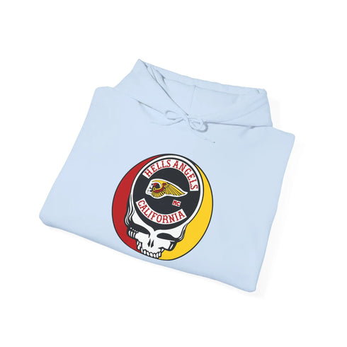Grateful Dead - Hells Angels Stealie Unisex Heavy Blend Hoodie - StealieShop