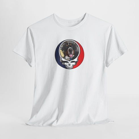 Custom Dog Stealie Unisex Grateful Dead T-Shirt (136)
