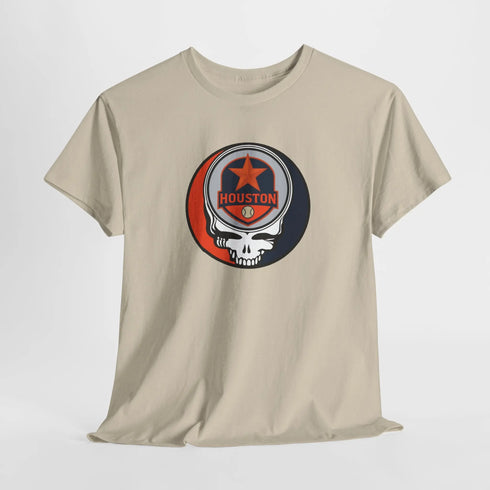 Grateful Dead - Houston Astros Grateful Dead Steal Your Face T-Shirt - MLB - Athletics - St Louis - StealieShop