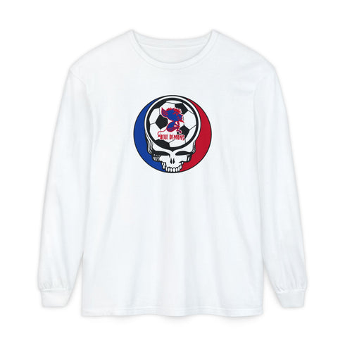 DePaul Billy Blue Garment-Dyed Long Sleeve T-Shirt