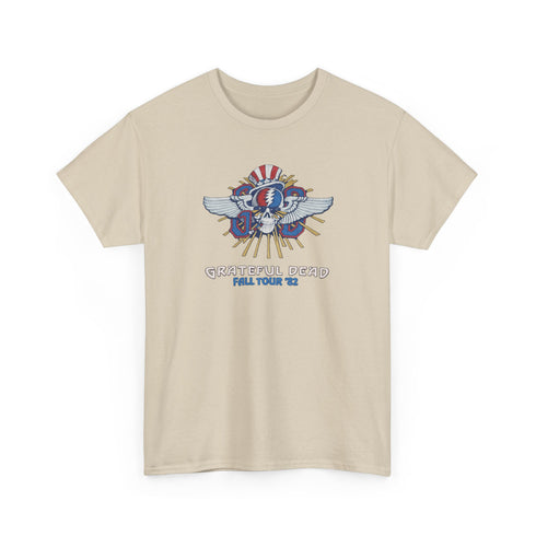 Fall Tour '82 Unisex Grateful Dead T-Shirt - Icons From The Road Collection