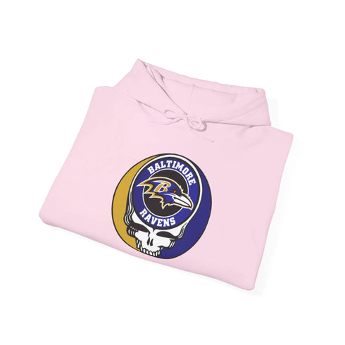 Baltimore Ravens Stealie Grateful Dead Hooded Sweatshirt - NFL