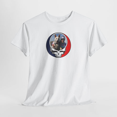Custom Dog Stealie Grateful Dead T-Shirt