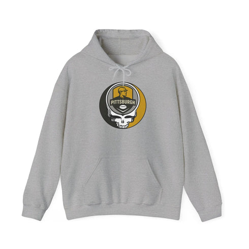 Grateful Dead - Pittsburgh Steelers Stealie Grateful Dead Hooded Sweatshirt - NFL - StealieShop