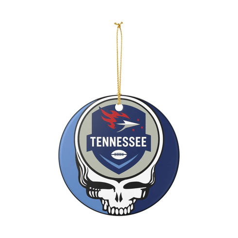 Grateful Dead - Tennessee Football Stealie Christmas Ornament - StealieShop