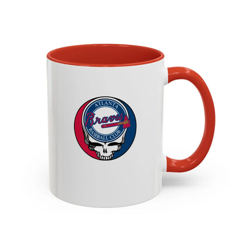 Atlanta Braves Grateful Dead Steal Your Face Coffee Mug (11oz or 15oz) - MLB - StealieShop