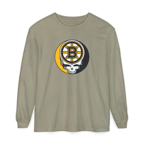 Boston Bruins Vineyard Collection Unisex Garment-Dyed Long Sleeve T-Shirt