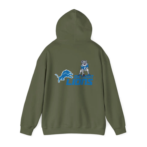 Detroit Lions Dancing Bear Unisex Hoodie - NFL - StealieShop