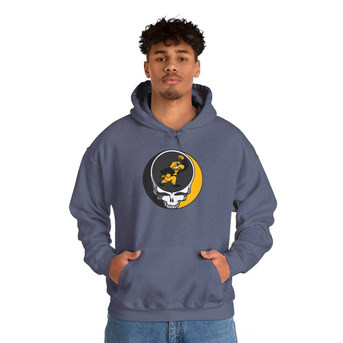 University of Iowa Grateful Dead Unisex Heavy Blend Hoodie - Hooded Sweatshirt StealieShop
