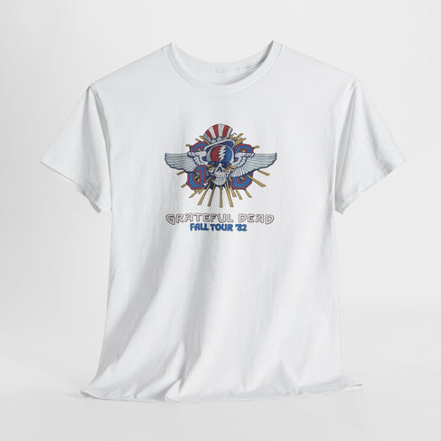 Fall Tour '82 Unisex Grateful Dead T-Shirt - Icons From The Road Collection