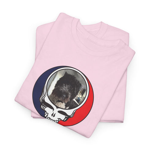 Custom Dog Stealie Unisex Grateful Dead T-Shirt (120)