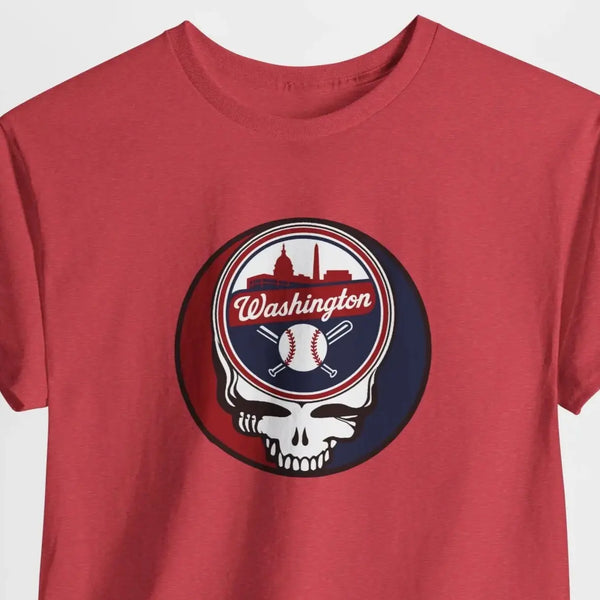 Grateful Dead - Washington Baseball Grateful Dead Steal Your Face T-Shirt - MLB - StealieShop