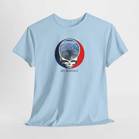Ski Heavenly Trail Map Stealie Grateful Dead T-Shirt