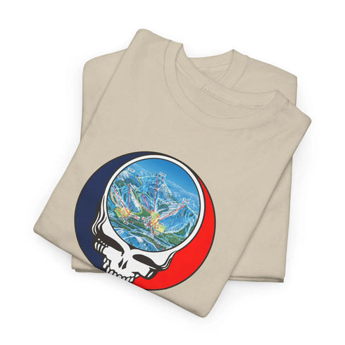 Sugarbush Trail Map Stealie Grateful Dead T-Shirt