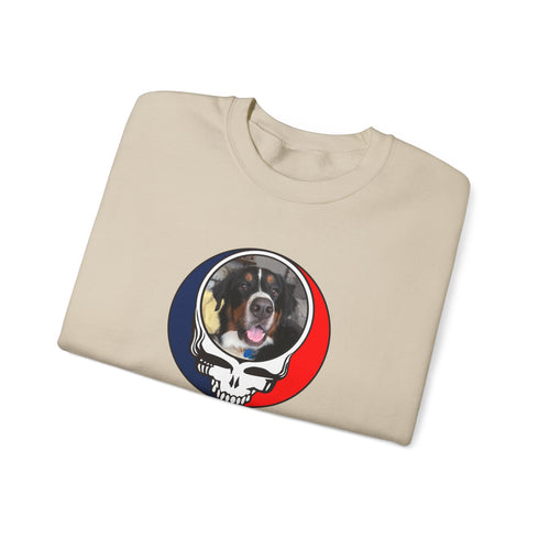 Custom Dog Stealie Crewneck Sweatshirt (136)