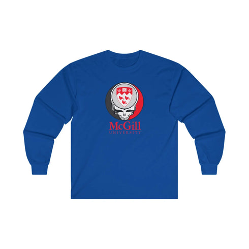 McGill University Grateful Dead Long Sleeve Tee StealieShop