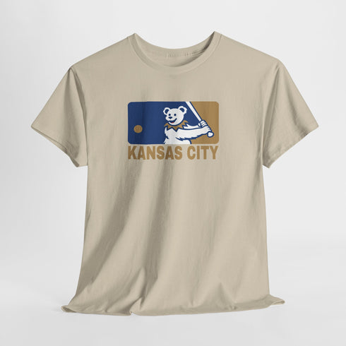 Kansas City Royals Dancing Bear MLB Logo Unisex Grateful Dead T-Shirt