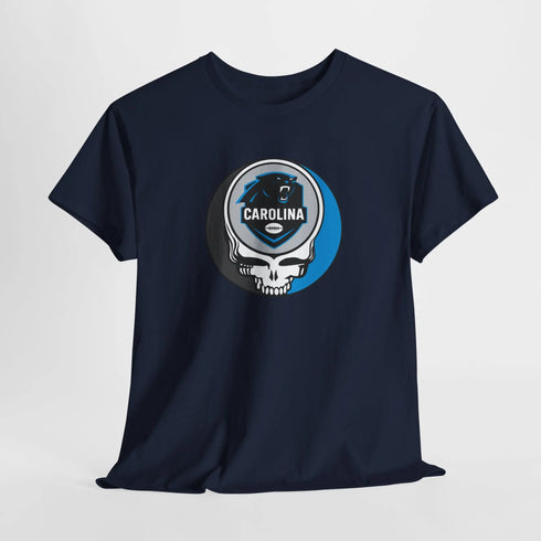 Grateful Dead - Carolina Panthers Grateful Dead Steal Your Face T-Shirt - NFL - StealieShop