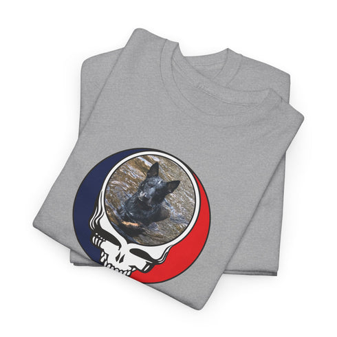 Custom Dog Stealie Unisex Grateful Dead T-Shirt (45)