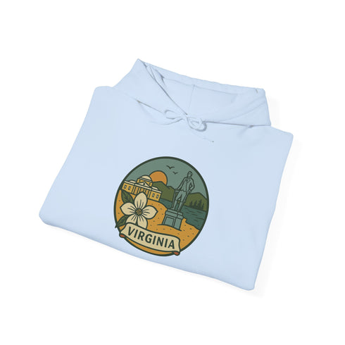 Virginia State Stealie Unisex Heavy Blend Hoodie