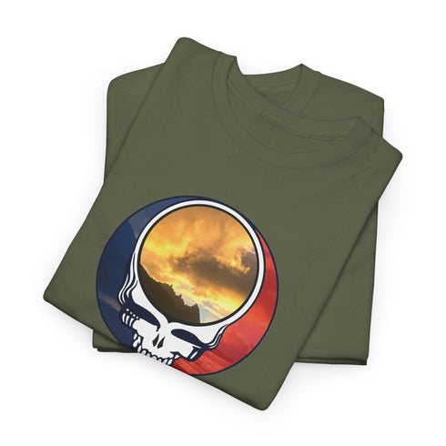 Custom Stealie Unisex Grateful Dead T-Shirt (65-1)
