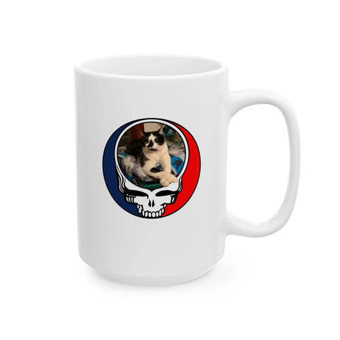 Grateful Dead - Custom Cat 2 Ceramic Mug - StealieShop