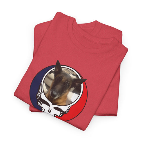 Custom Dog Stealie Unisex Grateful Dead T-Shirt (60)