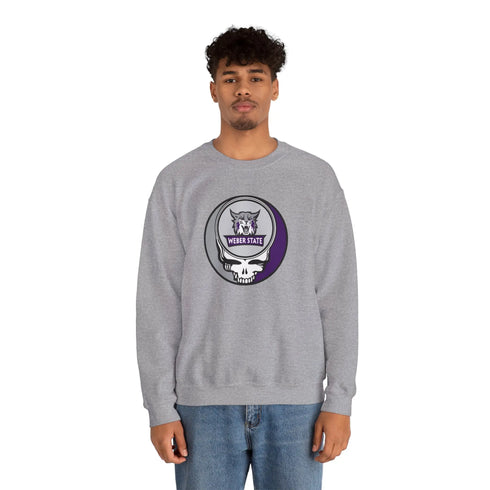 Grateful Dead - Weber State University Stealie Crewneck Sweatshirt - StealieShop
