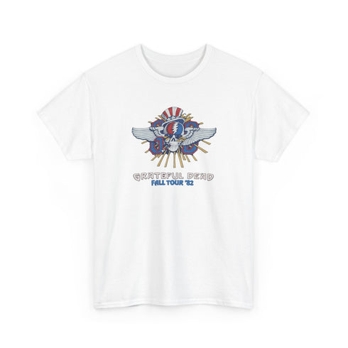 Fall Tour '82 Unisex Grateful Dead T-Shirt - Icons From The Road Collection