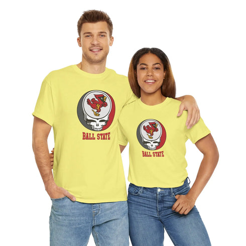 Ball State University Charlie Grateful Dead T-Shirt StealieShop