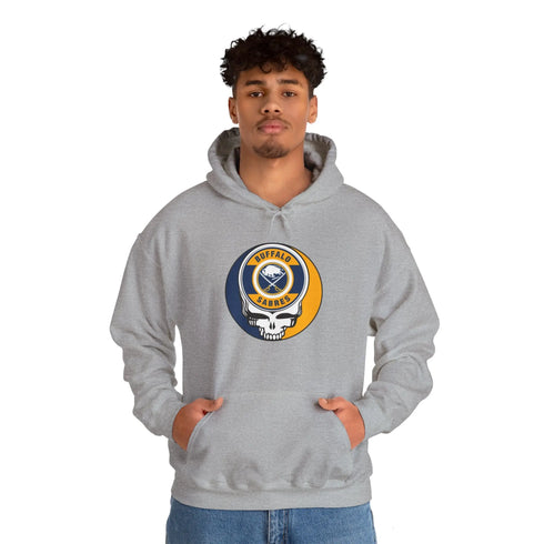 Buffalo Sabres Grateful Dead Unisex Heavy Blend Hoodie StealieShop