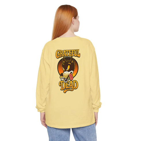 Grateful Dead - The Wolf Vineyard Collection Garment-Dyed Long Sleeve T-Shirt - StealieShop